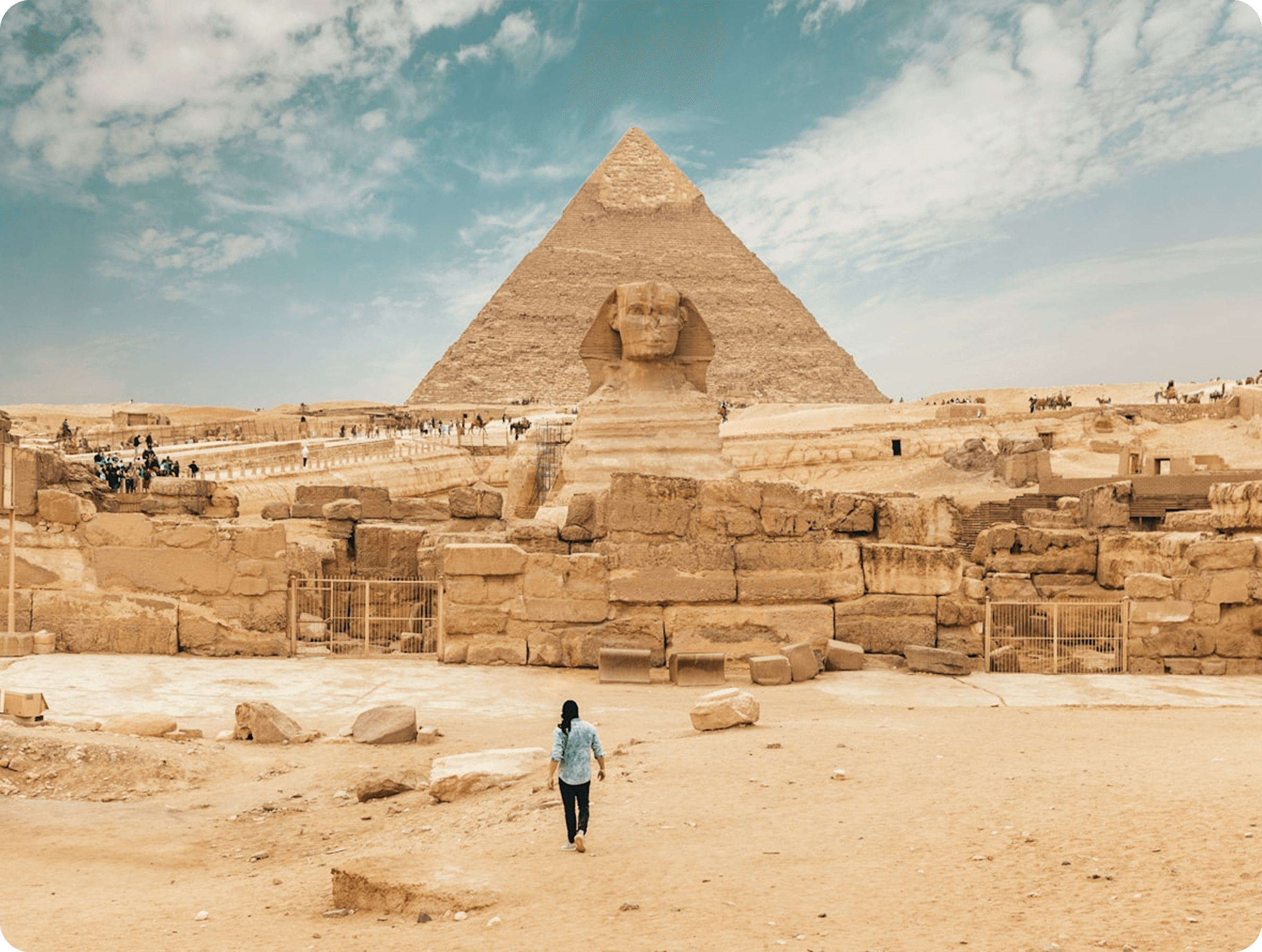 Great Sphinx and Pyramids of Giza