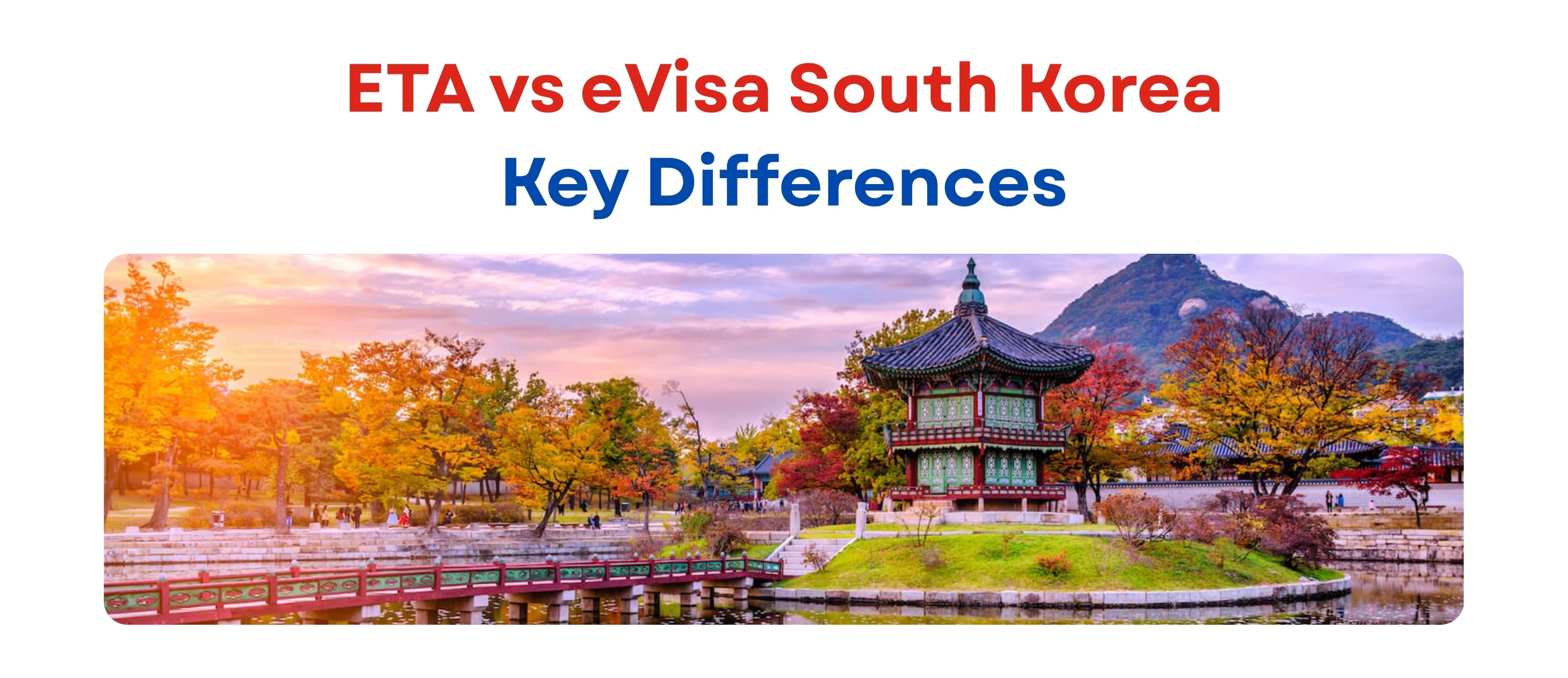 ETA vs eVisa South Korea: Key Differences